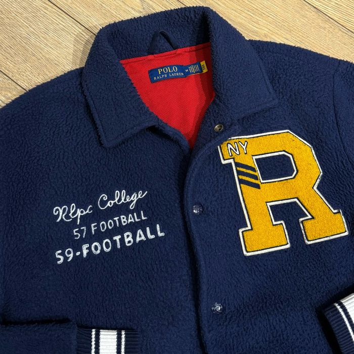 Колежанско яке Polo Ralph Lauren Pile Fleece Letterman | M размер