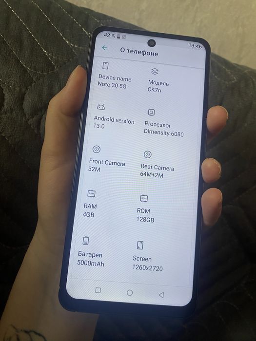 Продаю телефон ZSR note 30