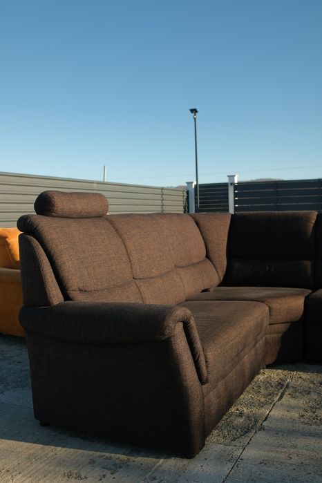 Colțar cu spătare reglabile - Material textil