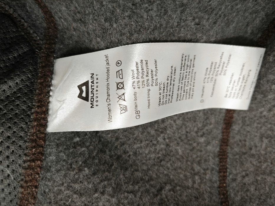 Mountain Equipment Вълнено дамско яке с качулка  размер XL