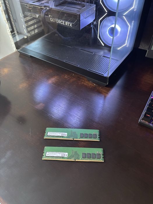 Kit Memorie RAM Desktop 16GB (2x8GB) Micron DDR4 3200MHz PC4-3200AA