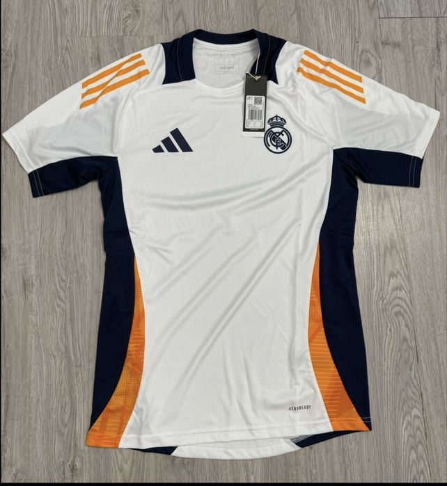 Tricouri Real Madrid sezonul 24/25,adidas,albe,mărimea S