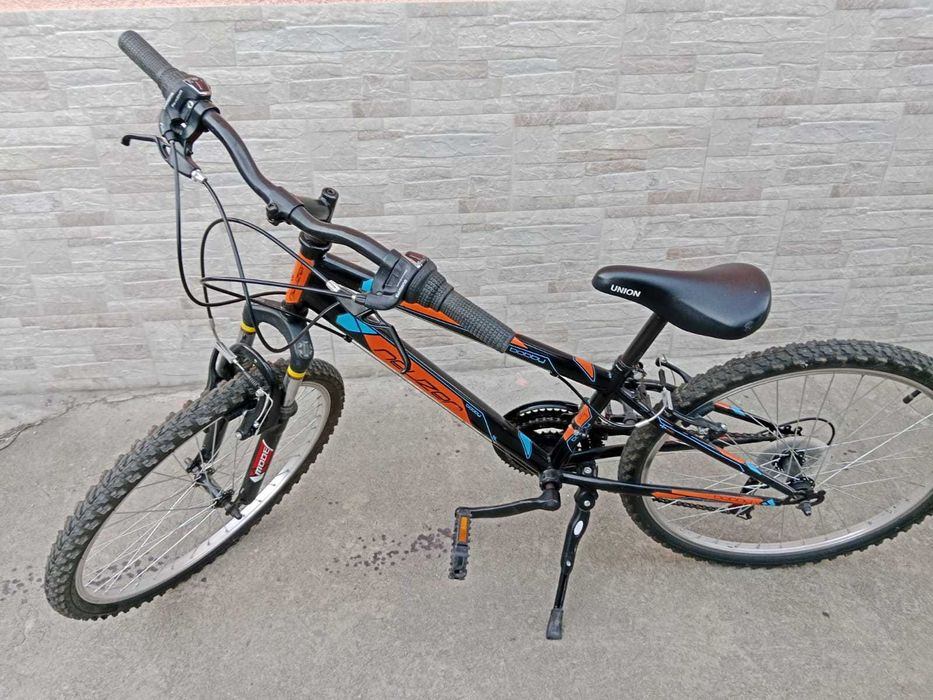 Bicicleta copii Neuzer 18 viteze
Negru/Portocaliu-Albastru