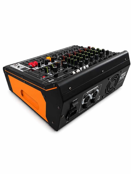 Mixer audio 2 x 450W 6 canale KTN6 Stereo canal 16 Efecte DSP cu amplificator Bluetooth USB Egalizator