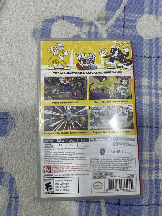 Игра CUPHEAD на nintendo