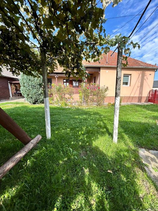 Casa cu curte si gradina, 1100 m2, pozitie centrala, Ciceu Giurgesti