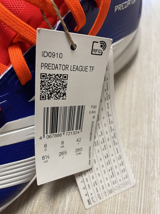 Ghete fotbal adidas PREDATOR LEAGUE TF