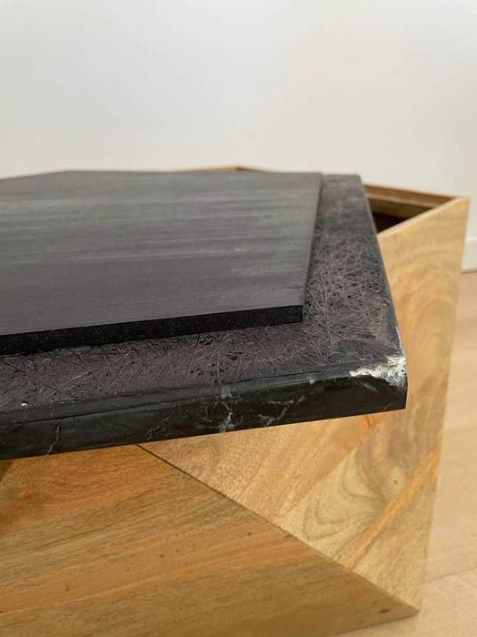 Fotoliu West Elm masa mango si marmura SWOON EDITION Fez Coffee Table Mango Wood taburet TkMaxx