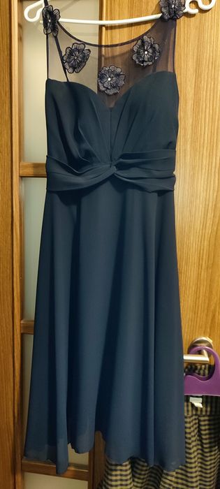 Rochita eleganta albastru inchis mărime M/L