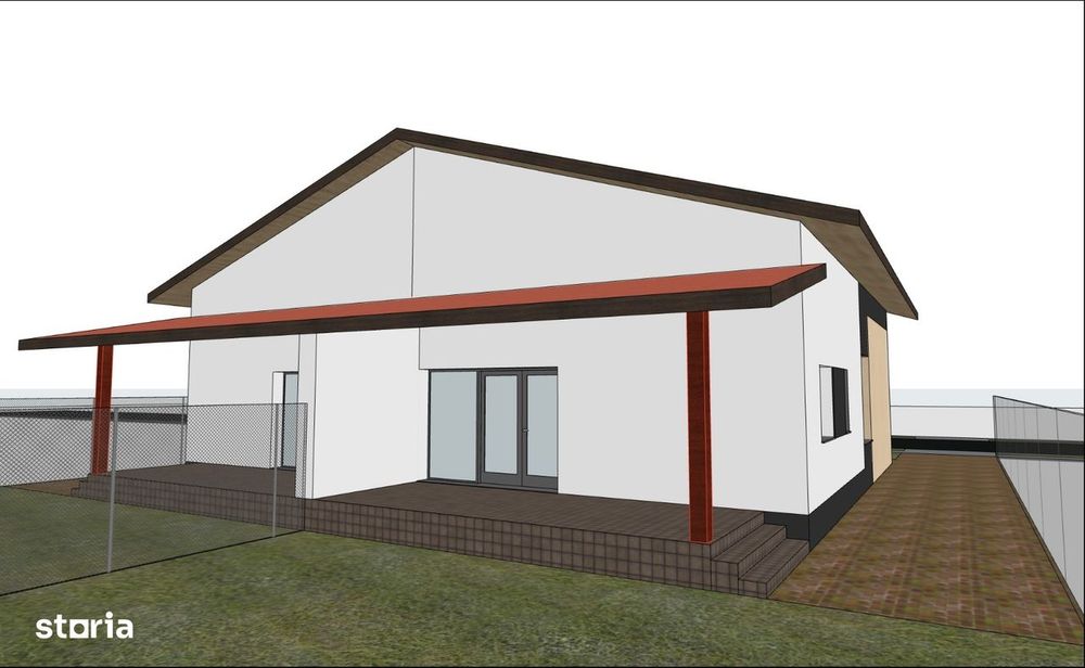 Casă nouă cu mansardă în Săcălaz - 300 mp