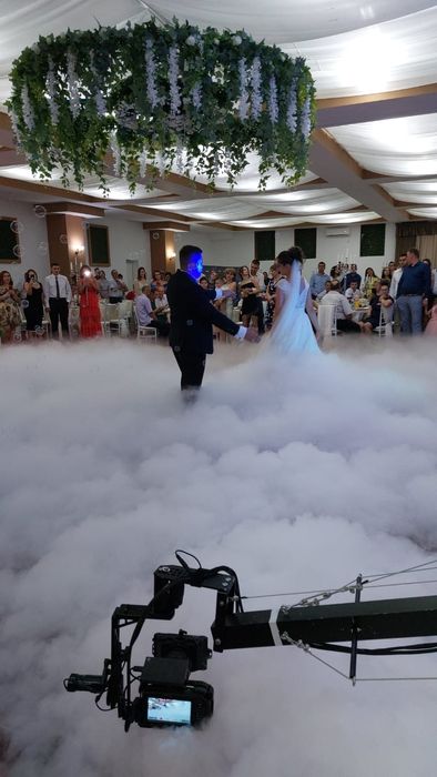 Fum greu cabina foto gheata carbonică artificii