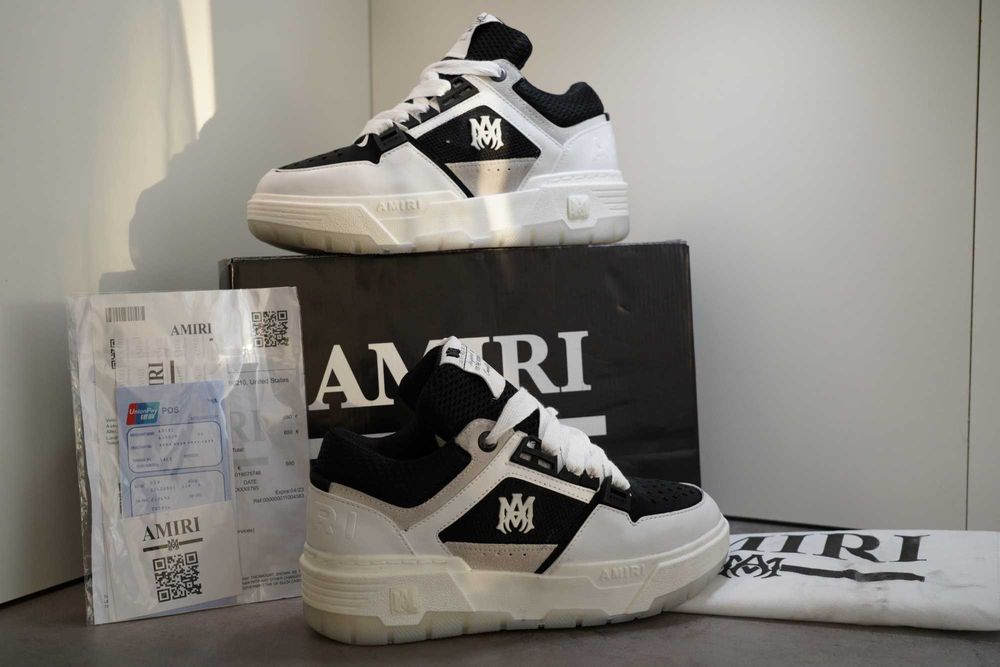 Adidasi AMIRI MA-1 low-top, Produs Nou - Full Box, Premium Baieti