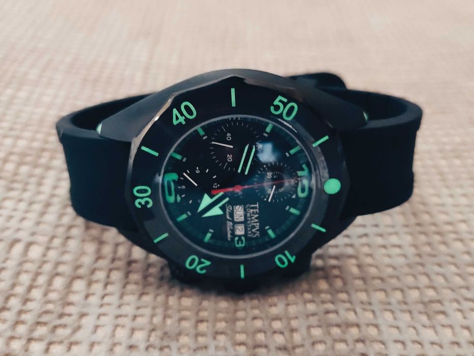 НОВ - TEMPVS COMPVTARE Shark Watcher 47 mm Black