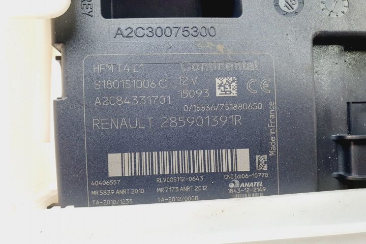 Cititor card cartela 285901391r a2c84331701 Renault Captur 1  [din 2013 pana  2017] seria