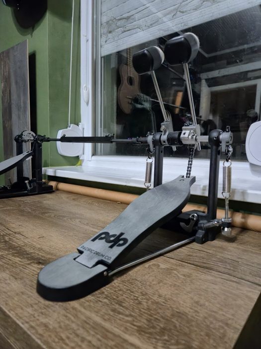 DW PDP 700 Double Pedal + Dw SPO16 Rocker Hub for 5000er