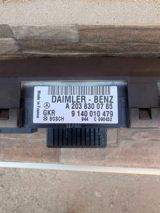 управление климатик mercedes w203