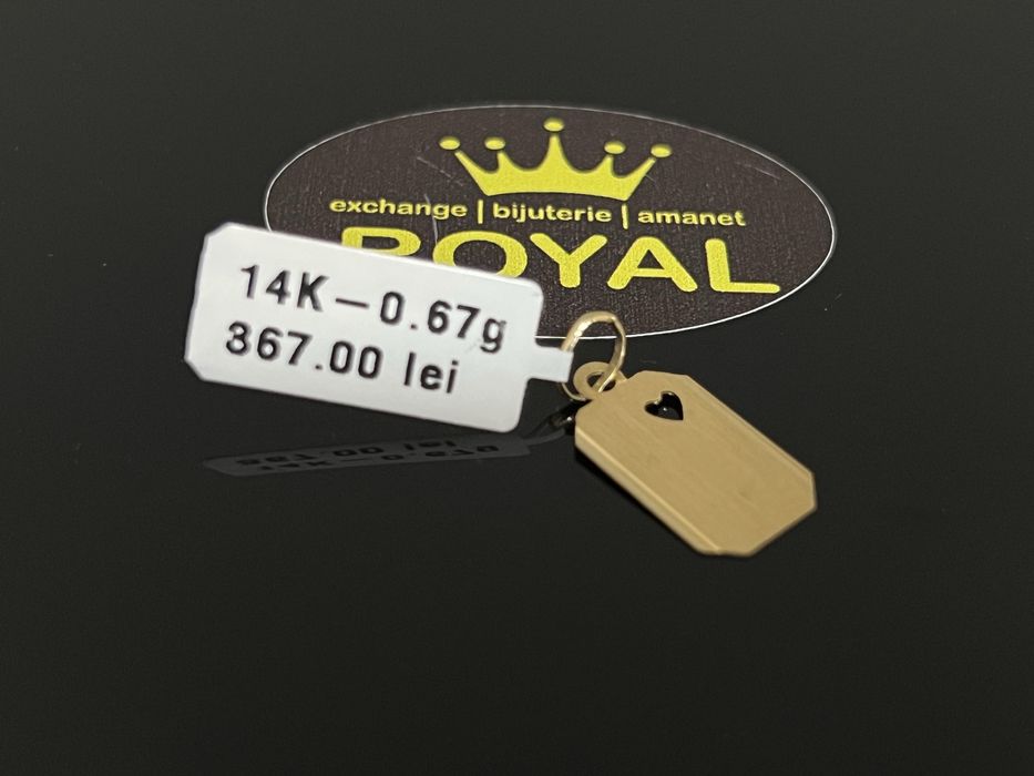 Bijuteria Royal CB : Pandant aur 14K  0,67 grame