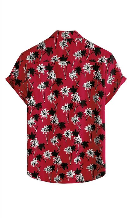 Set costum vara Hawaiian din Bumbac pentru Bărbați mărimea L