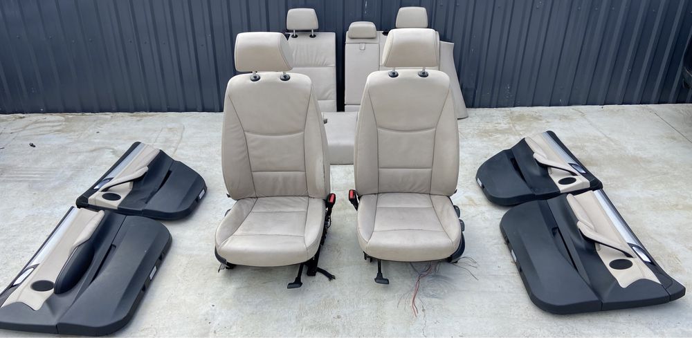 Scaune interior piele crem incalzite Bmw X3 X4 F25 F26