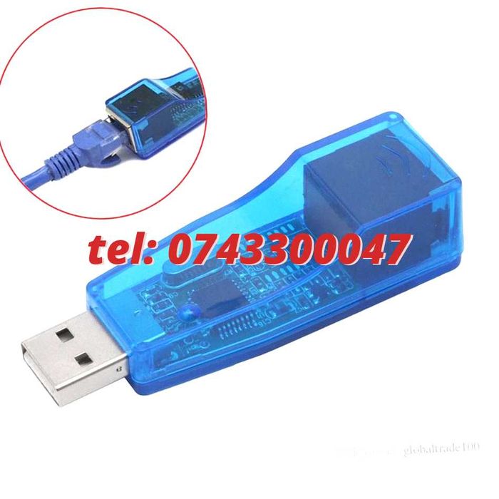 Placa Retea Externa Usb La Rj45 Mac 10100 Mbps