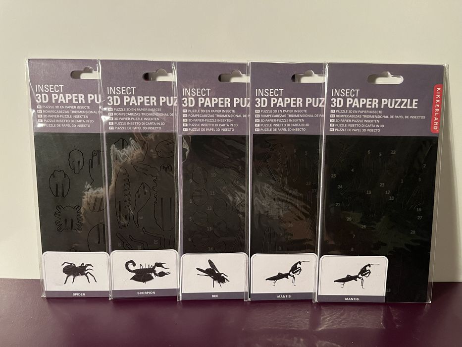 3D Пъзел Kikkerland - Насекоми