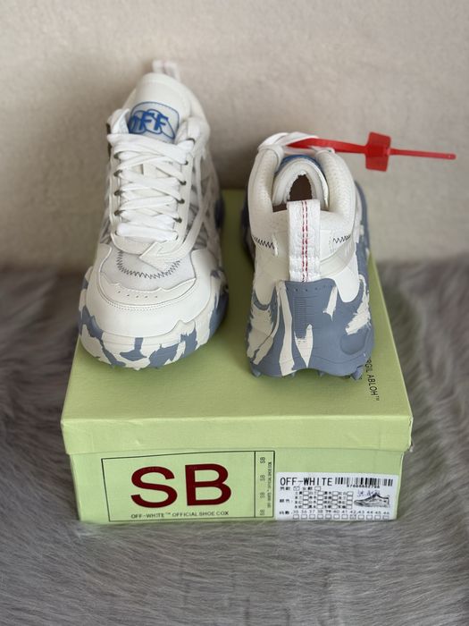 Sneakers Off-White Odsy-1000 Blue Marble Full Box[Verificare Colet]New