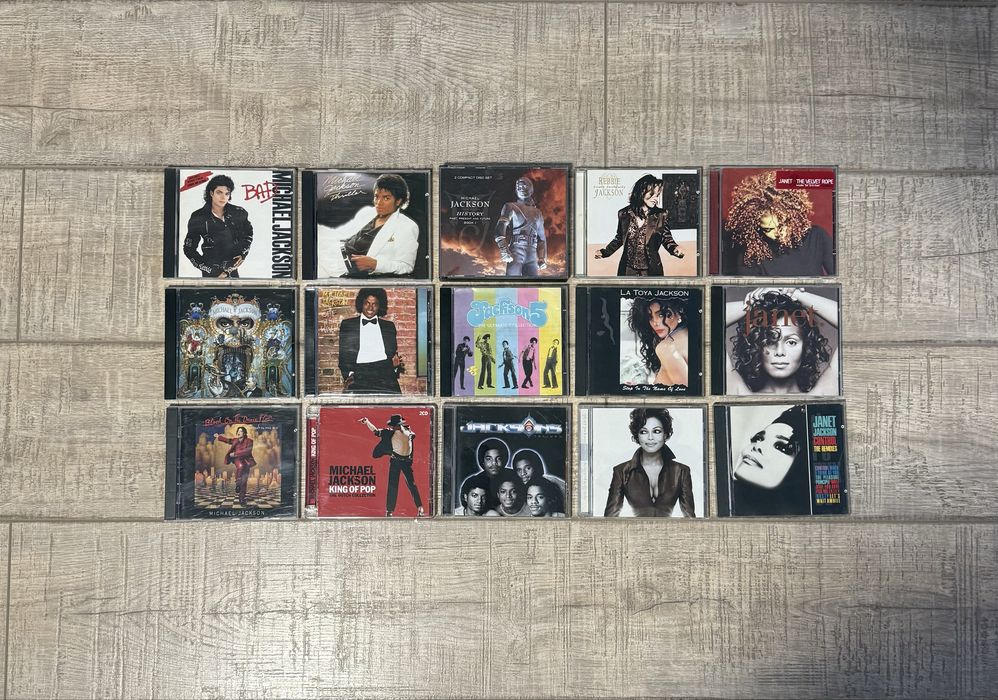 Pachet 15 cd-uri Michael Jackson/Rebbie Jackson/La Toya Jackson/Janet
