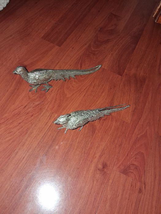 Семейство бронзови отливки на пауни