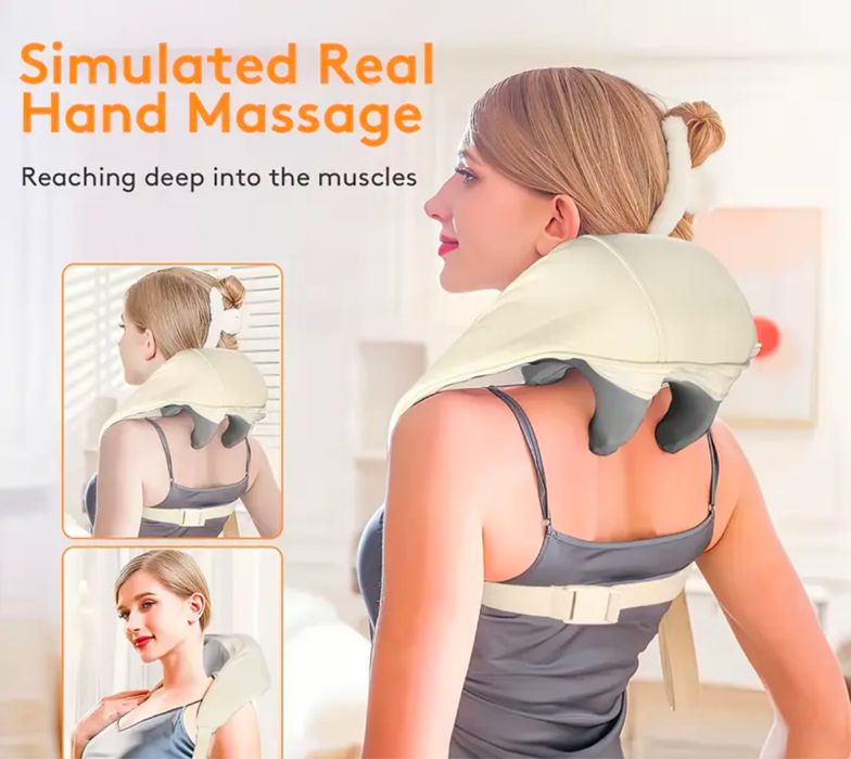 Электромассажер для плеч, спины