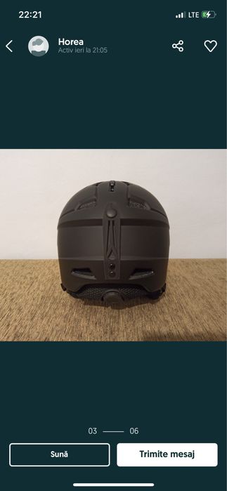 Casca ski barbati nevica