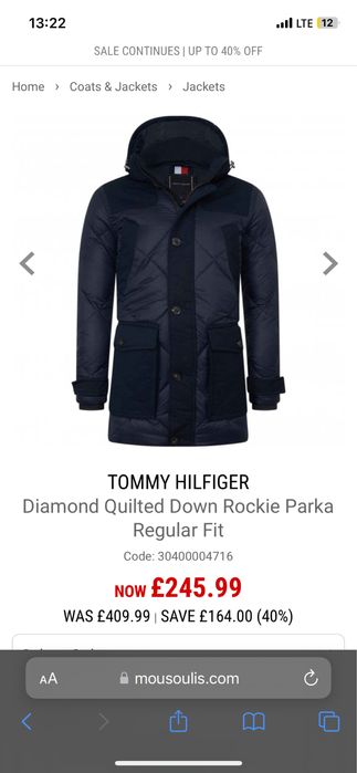 Geaca Tommy Hilfiger 100% originala !!!