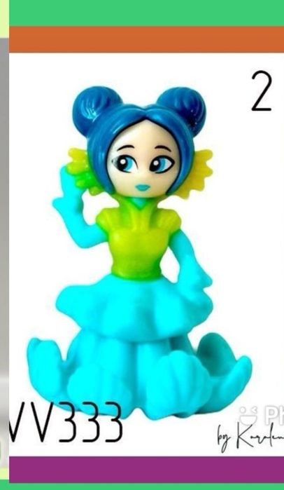 Киндер игрушки из разных серий.