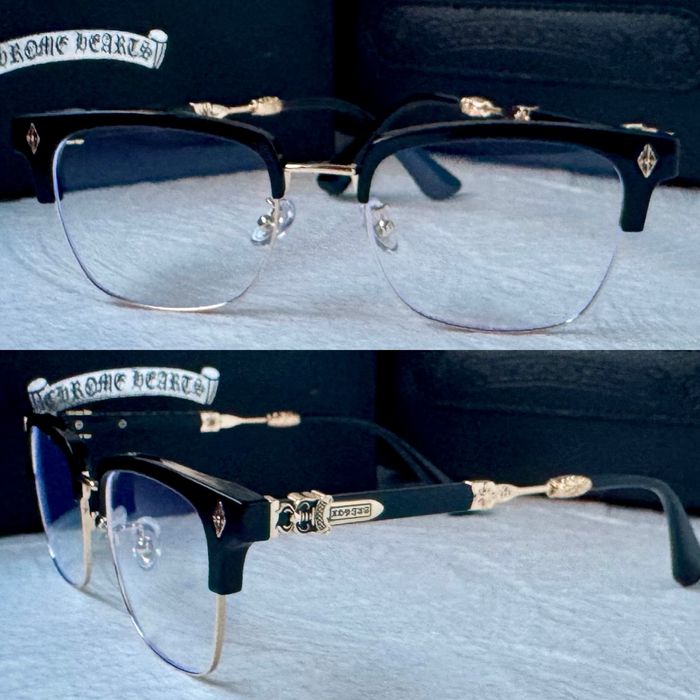 Очила за компютър Диоптрични рамки прозрачни слънчеви chrome hearts