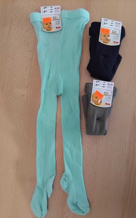 Детски чорапогащници и гащеризон от две части