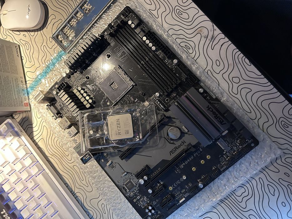 Kit Ryzen 5 3600x+ Asrock b450 pro4