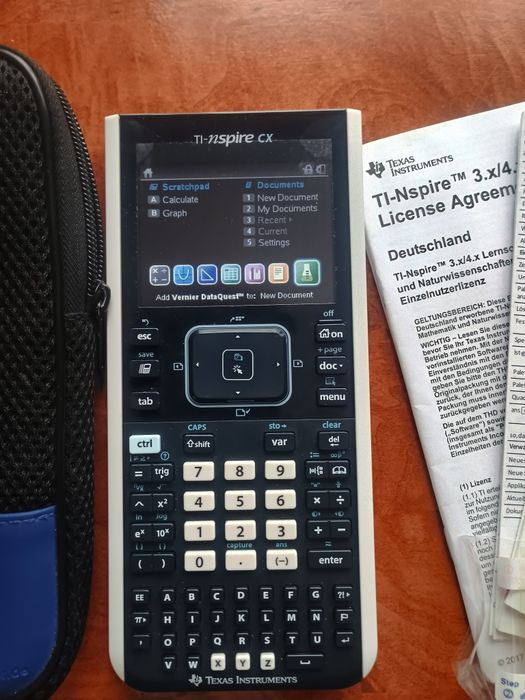 Calculator grafic TI-Nspire CX – NOU, 0 ore, Full Box + Licență