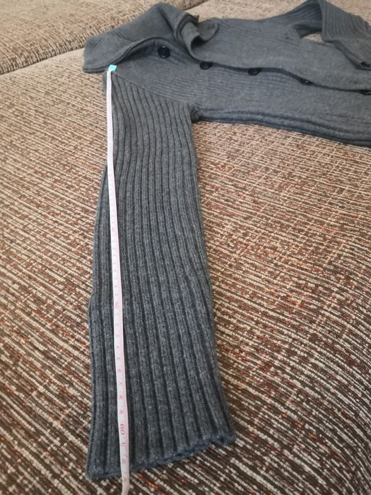 Jacheta cu fermoar lana 100%