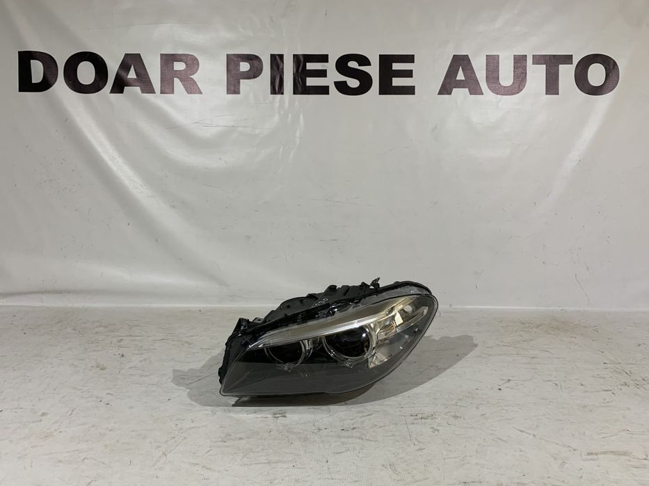 Far stanga BMW seria 5, F10, F11, LCI,Facelift, bi-xenon, fara adaptiv, 2013, 2014, 2015, 2016, cod origine OE 7343911