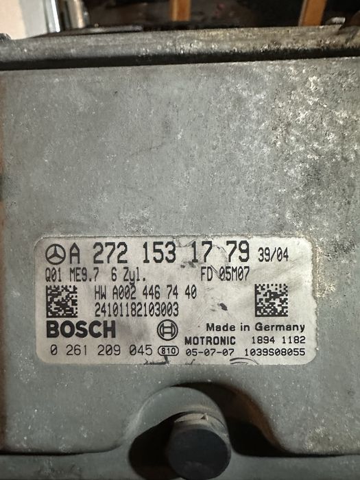 Двигателен компютър ЕКУ Mercedes Ml350 W164 W251