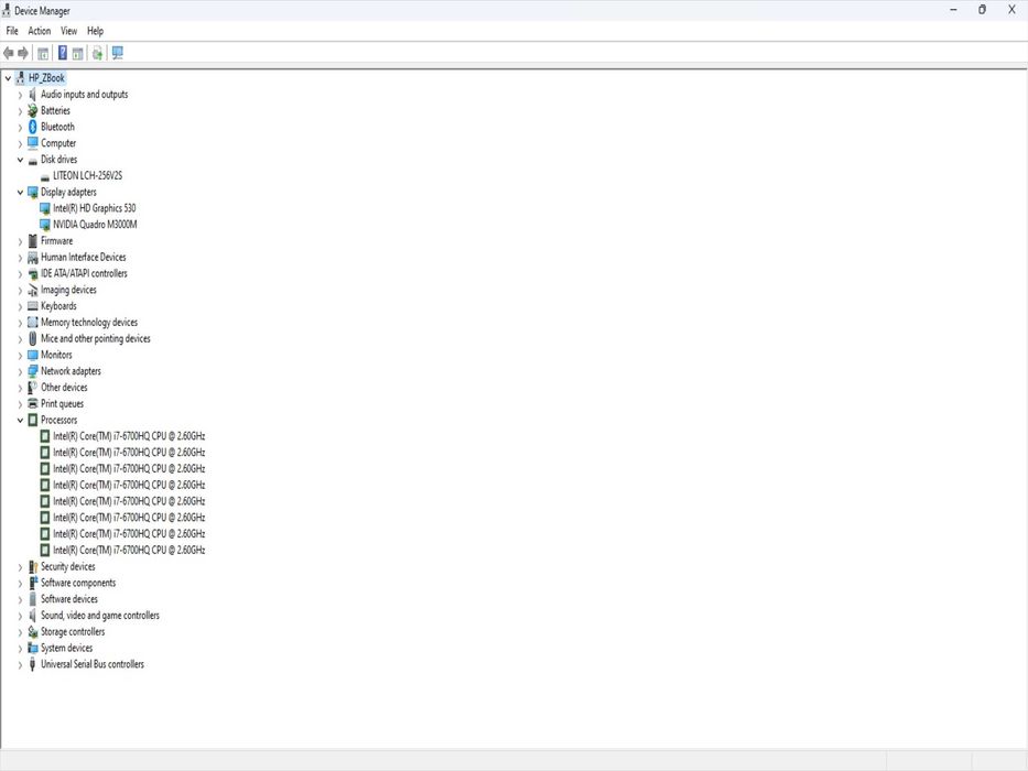 Геймарски Лаптоп HP ZBook 17 G3 17.3" i7-6700HQ 2.60GHz/RAM 16GB/Win11