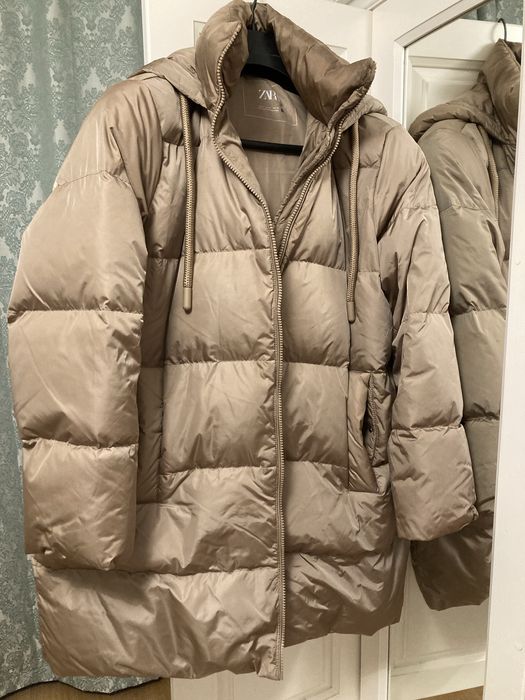 Яке с пух Zara размер S