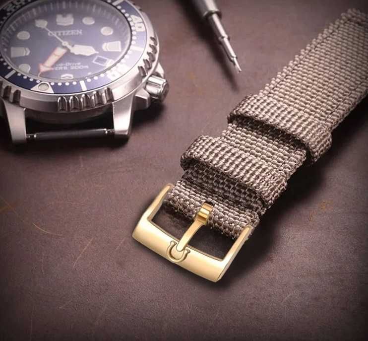 Cataramă Ceas OMEGA – Oțel Inoxidabil 16mm / 18mm – Argintiu & Auriu