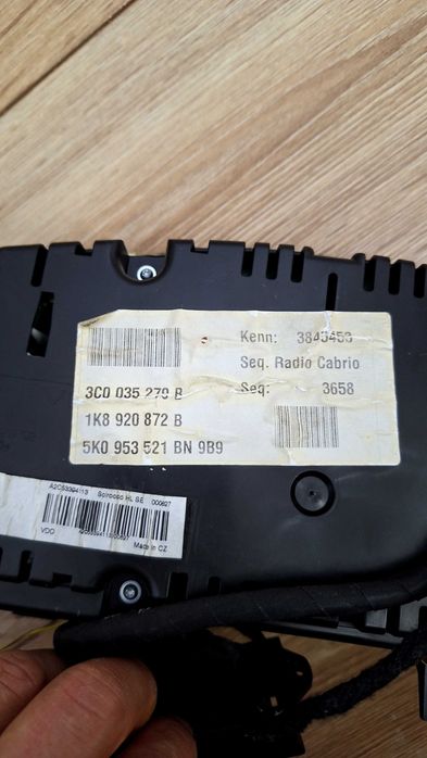 Голф 5 табло от широко Р