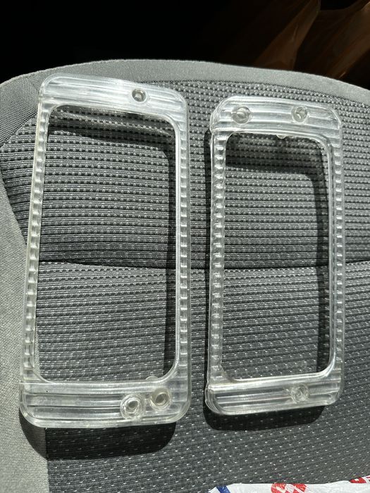 ПТФ противотуманки и рамки на ауди 80