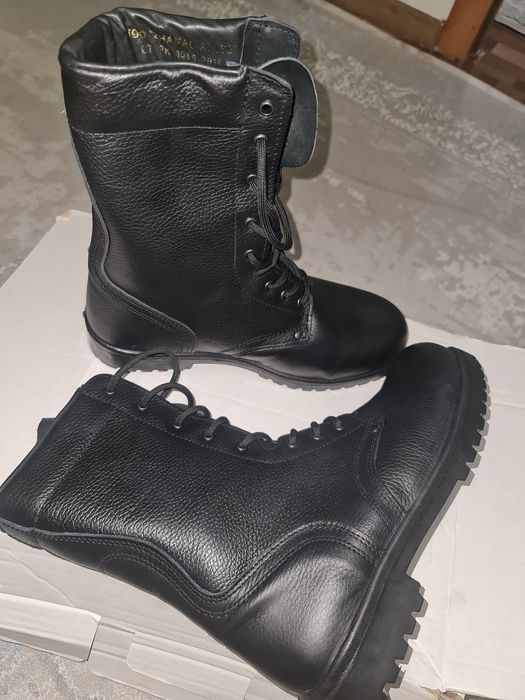 Берцы из натуральной кожи