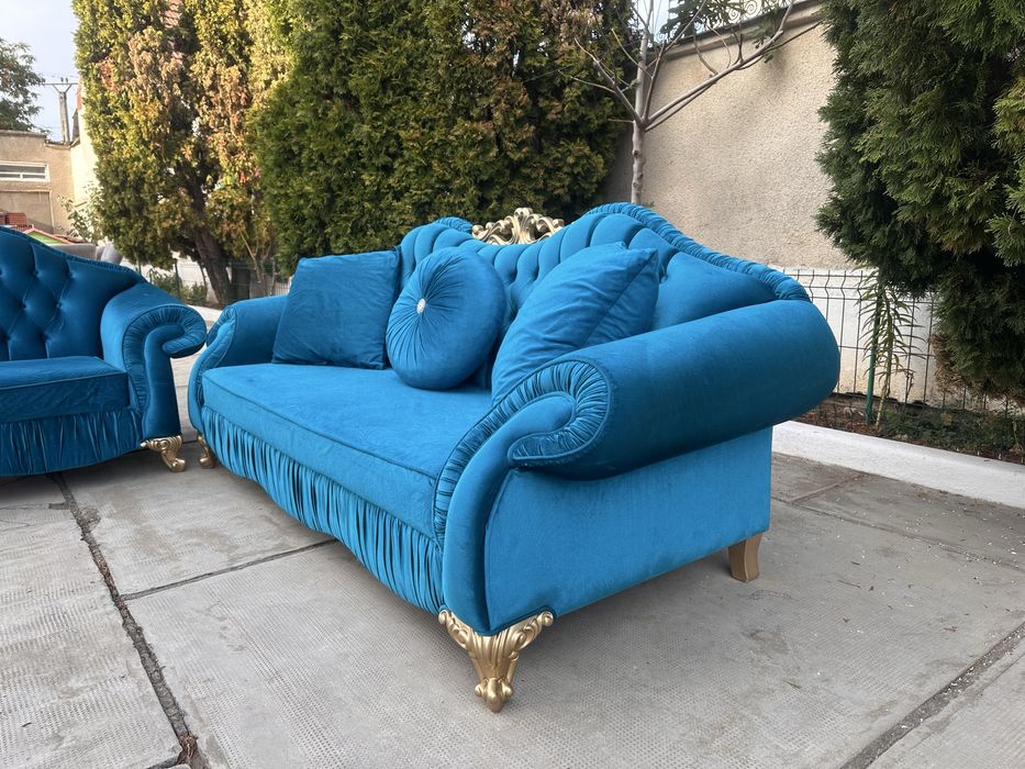 Set de 2 canapele clasice 230x90 cm