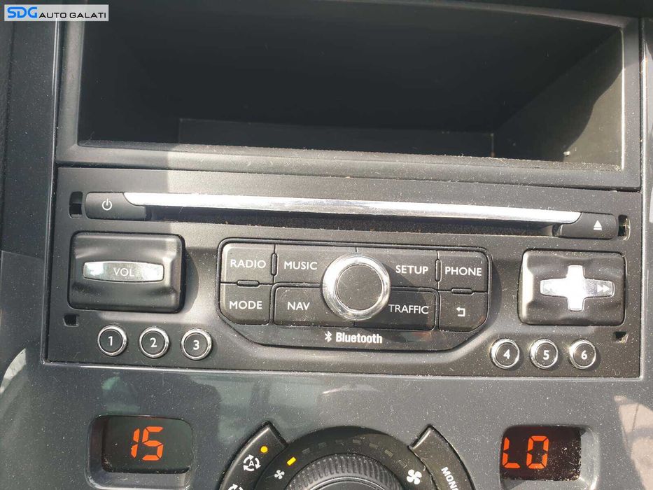 Unitate Navigatie GPS Radio CD Player Bluetooth Peugeot 3008 1.6 HDI 2009 - 2016 [Q3300]