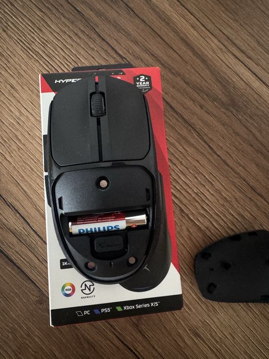 Mouse gaming HyperX Pulsefire Fuse, 12000 dpi, negru