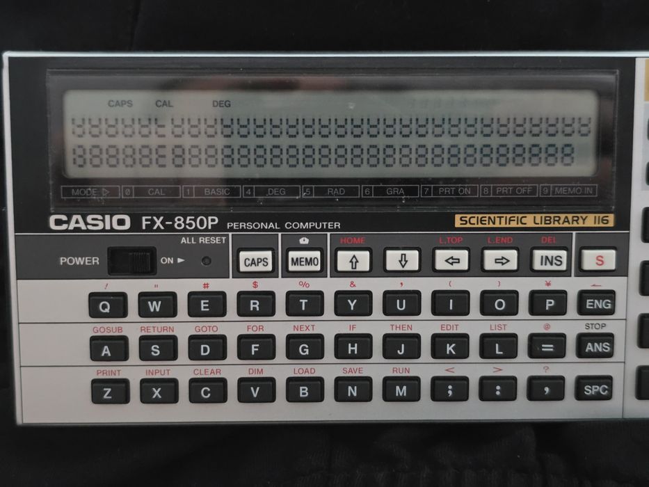 Casio FX-850P Pocket Computer BASIC – stare impecabilă, funcțional, vintage colecție