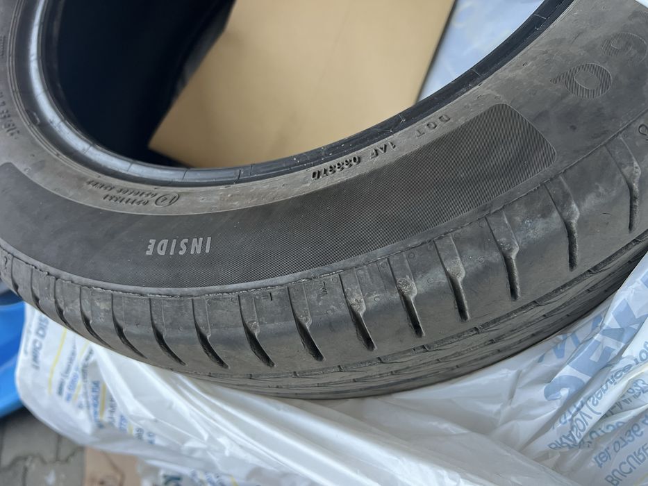 Anvelope Continental de vară 215/55 R17 în stare f buna